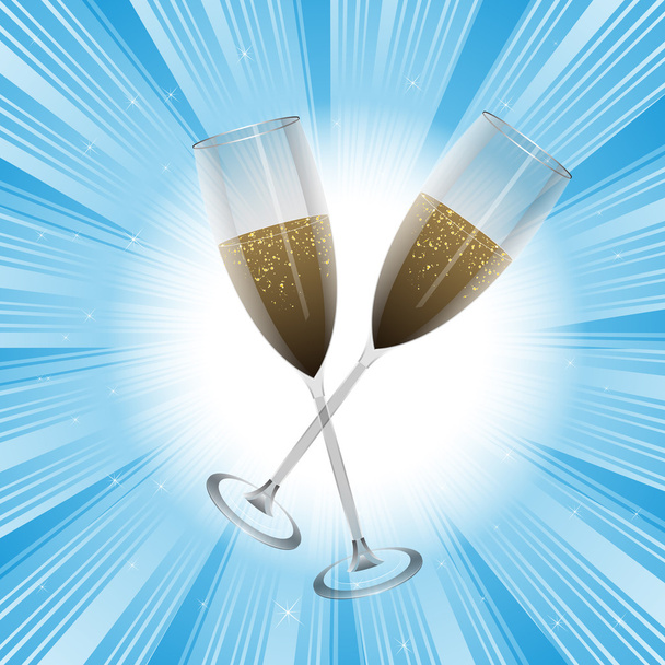 Vector copas de champán
 - Vector, Imagen