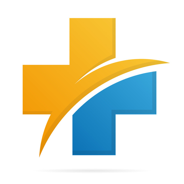 Логотип больницы и лекарств
 - Вектор,изображение