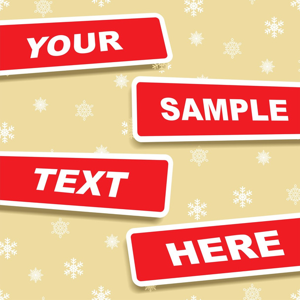 Banners with place for text. Vector illustration. - ベクター画像