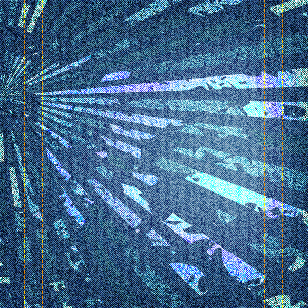 Vector εικονογράφηση υφή μπλε τζιν - Διάνυσμα, εικόνα