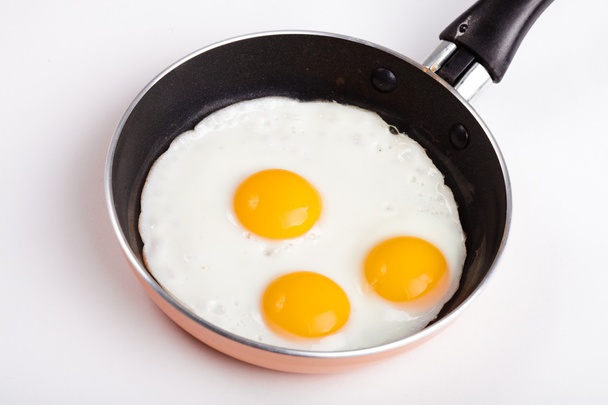 Fried egg in pan - 写真・画像