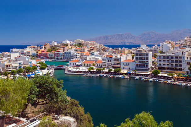 Agios Nikolaos városa, Kréta, Görögország - Fotó, kép