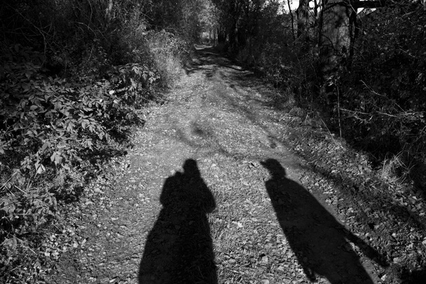 Sombras de la gente
 - Foto, Imagen