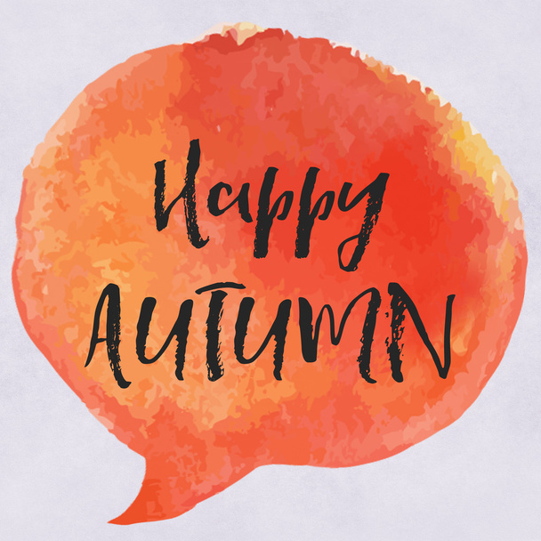 Happy autumn typography - Photo, Image