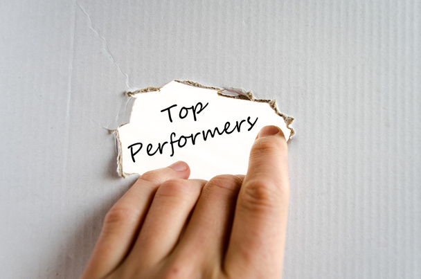 Top performers text concept - Photo, Image