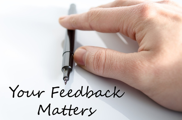 Your feedback matters text concept - Photo, Image