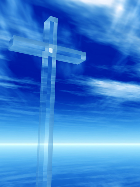 croix de verre ou symbole de religion silhouette
 - Photo, image