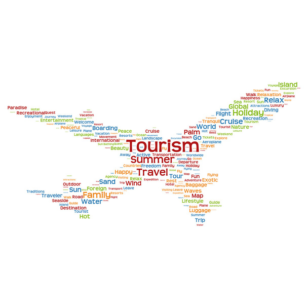 turismo palabra nube
 - Foto, Imagen