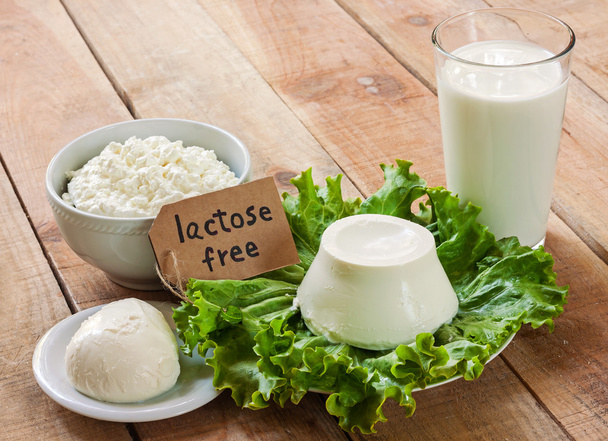 laktoositon intoleranssi - ruoka, jolla on tausta
 - Valokuva, kuva