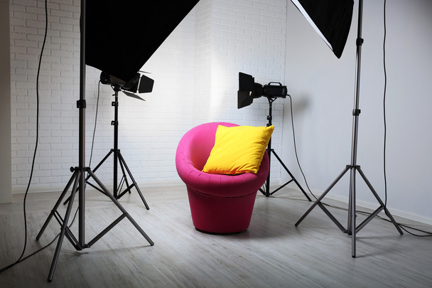 Photo studio with modern interior - Photo, Image