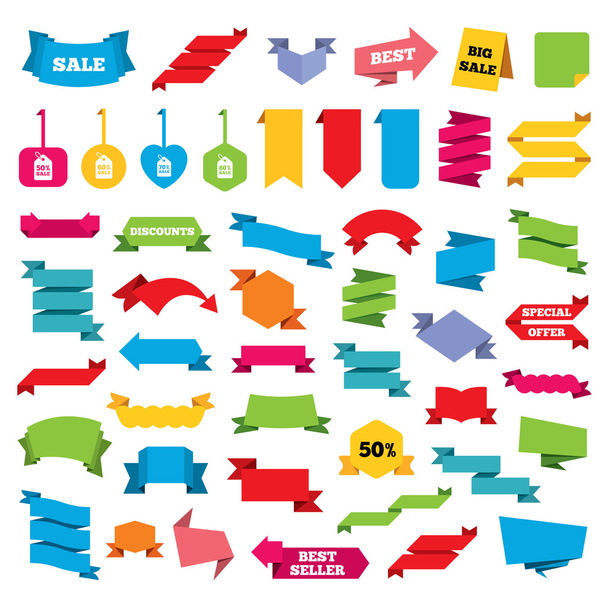 Sale price tag icons. - Vector, Image