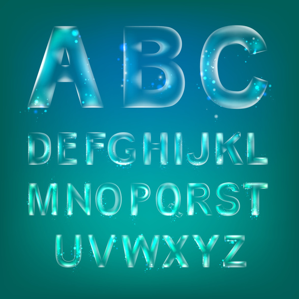 Font alphabet. - ベクター画像