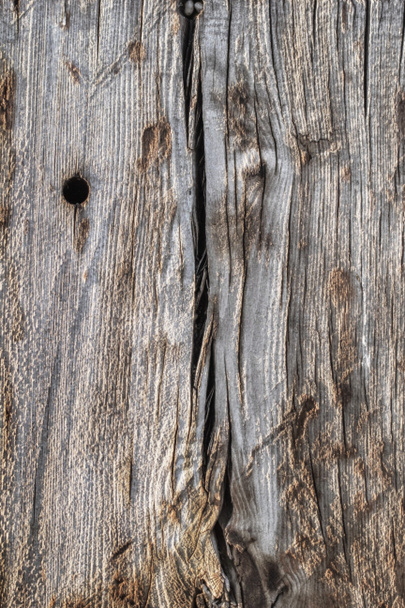 Staré zvětralé shnilé popraskané dřevo Grunge drsnosti - Fotografie, Obrázek