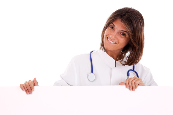 Friendly female doctor - Фото, изображение