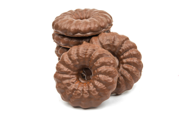 Ciasteczka czekoladowe pierścienie - Zdjęcie, obraz