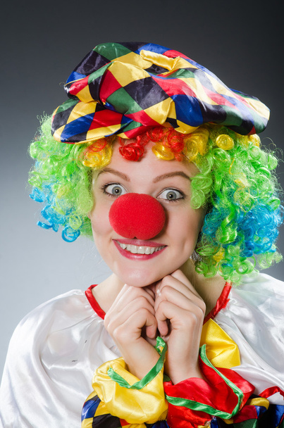 Clown dans le concept drôle - Photo, image