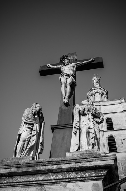 Jeesuksen Kristuksen patsas. Avignon, Ranska
 - Valokuva, kuva