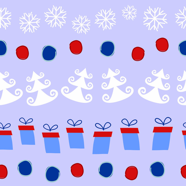 Kerst patroon - Vector, afbeelding