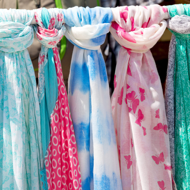 in greco accessorio colorfull sciarpa e foulard vecchio mercato n
 - Foto, immagini
