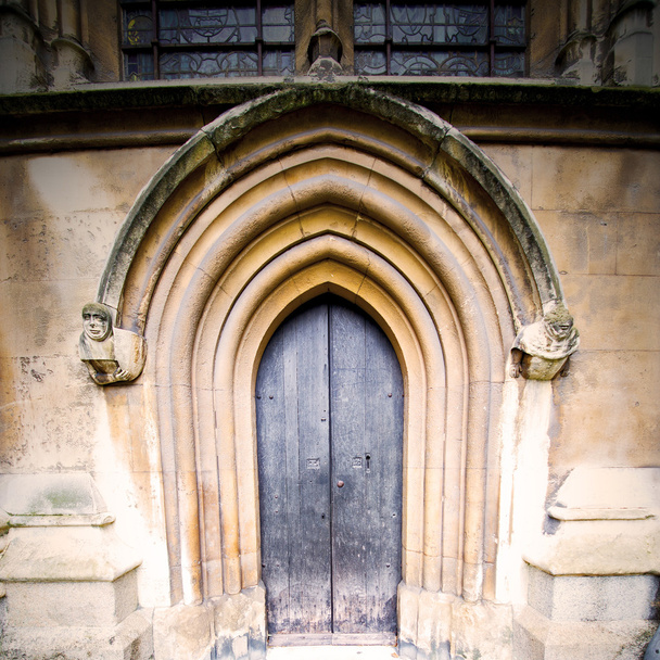 weinstmister abadia em Londres antiga igreja porta e mármore antigo
 - Foto, Imagem
