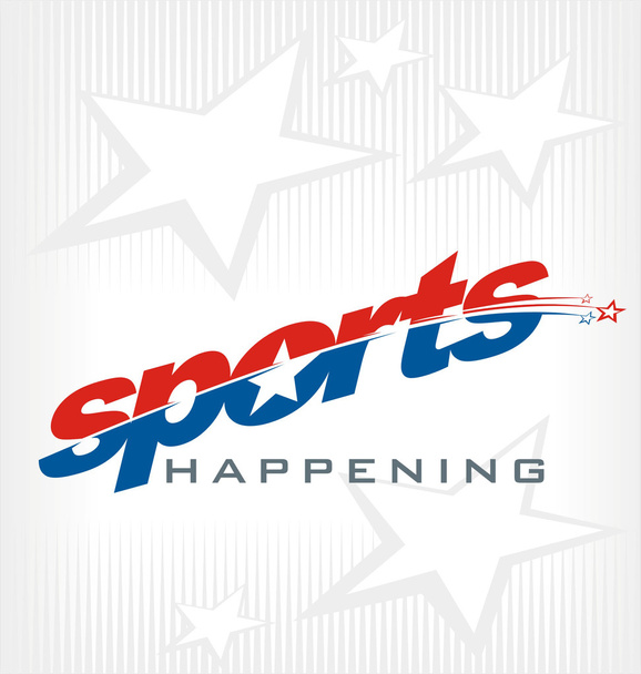 vector de logo de texto deportivo
 - Vector, Imagen