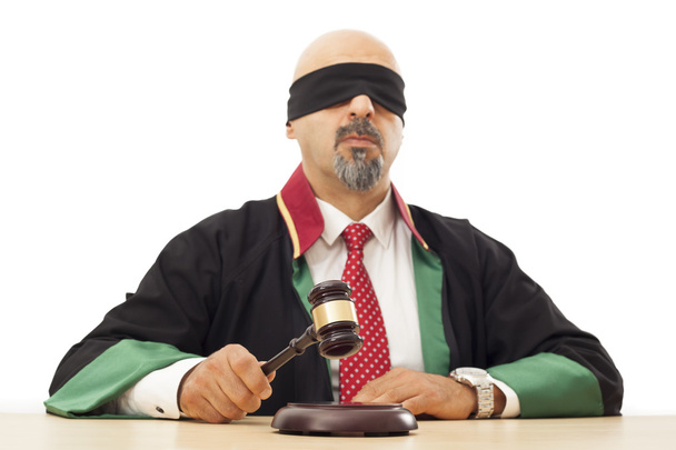 δικαστής χτυπά το σφυρί - Φωτογραφία, εικόνα