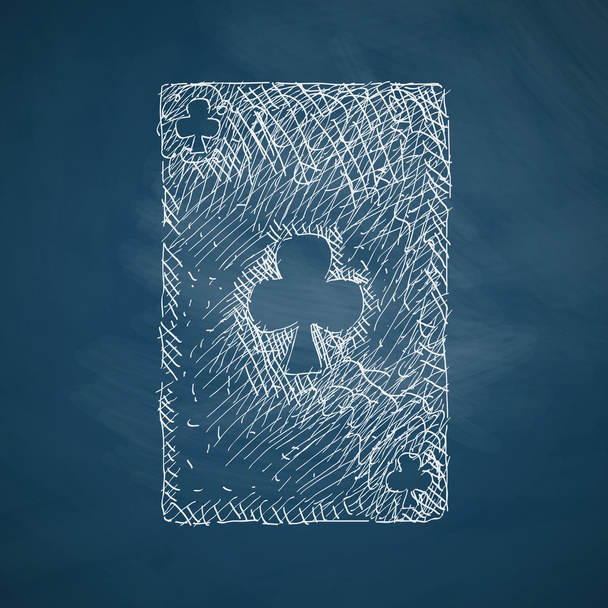 playing card icon - Vector, Image