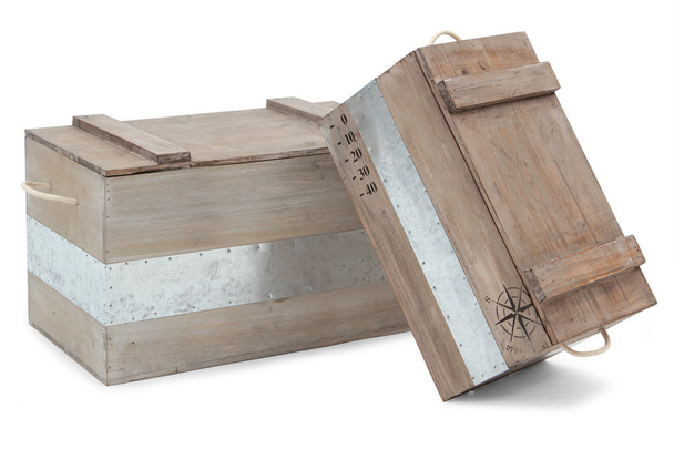 Caja de madera vieja
 - Foto, Imagen