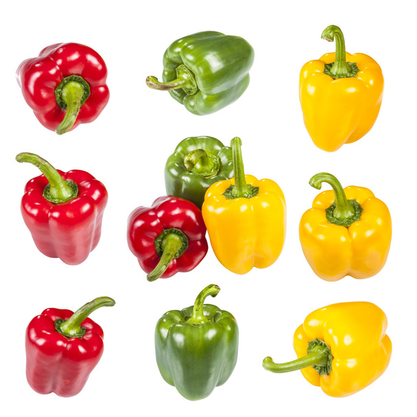 Různé barevné papriky - Fotografie, Obrázek