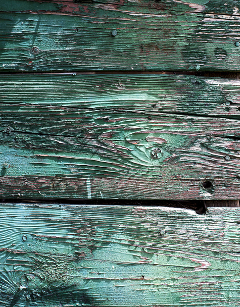 Rustic wooden door texture worn off paint - Photo, Image