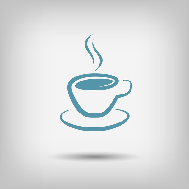 Pictograph of coffee cup - Vektor, Bild