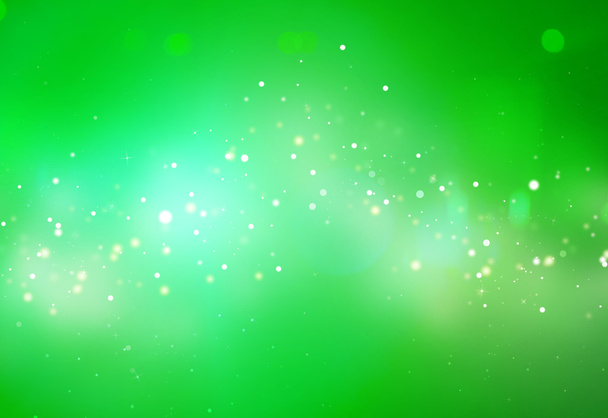 Zielony promień światła bokeh świecidełka - Zdjęcie, obraz