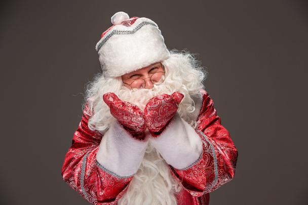 happy Santa Claus looking at camera - Photo, Image