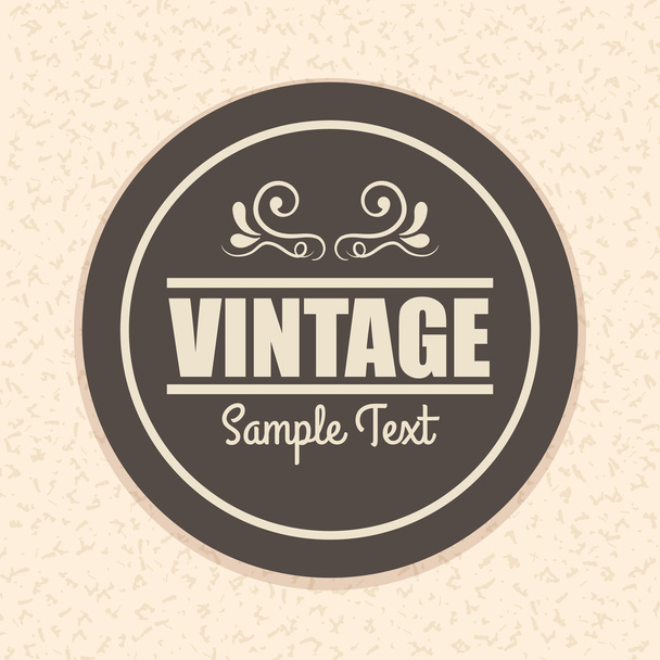 Vintage and retro label design. - Vector, imagen