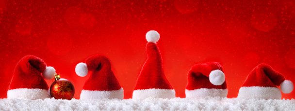Chapéus vermelhos de Natal
. - Foto, Imagem