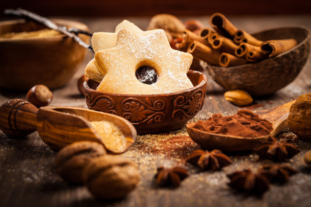 Baking ingredients and spices - Photo, Image