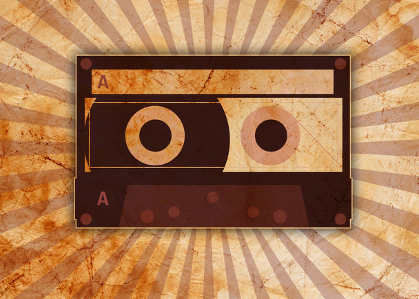 Vintage background with old tape - Photo, image