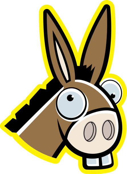 Cartoon Donkey - Вектор,изображение
