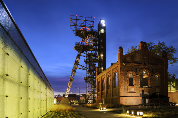 The former coal mine "Katowice", seat of the Silesian Museum. Th - Foto, imagen