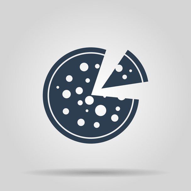 Icono web de pizza
 - Vector, Imagen