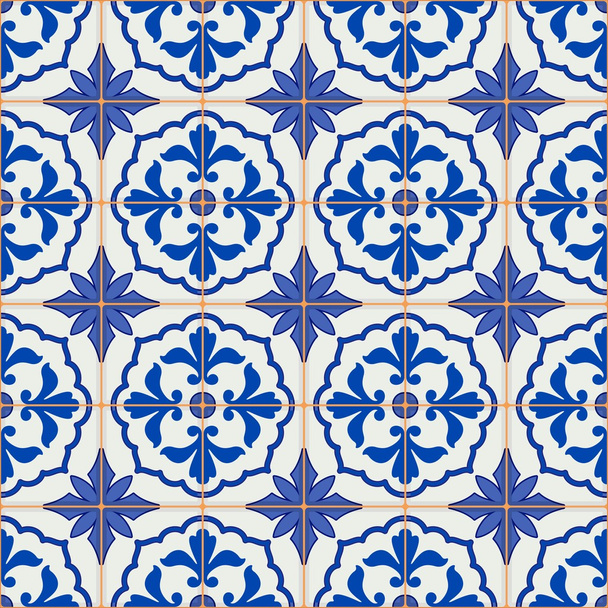 Magnifique motif patchwork sans couture
 - Vecteur, image