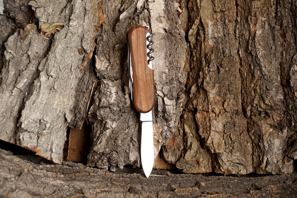 Folding multipurpose knife - Photo, Image