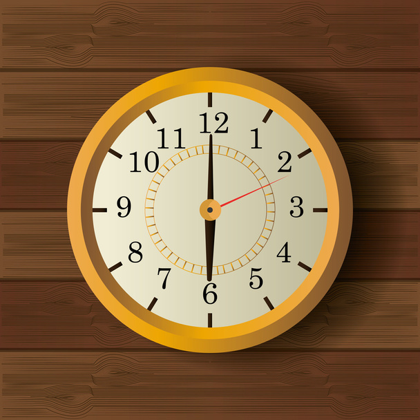 Time clock vintage design - Vektor, kép