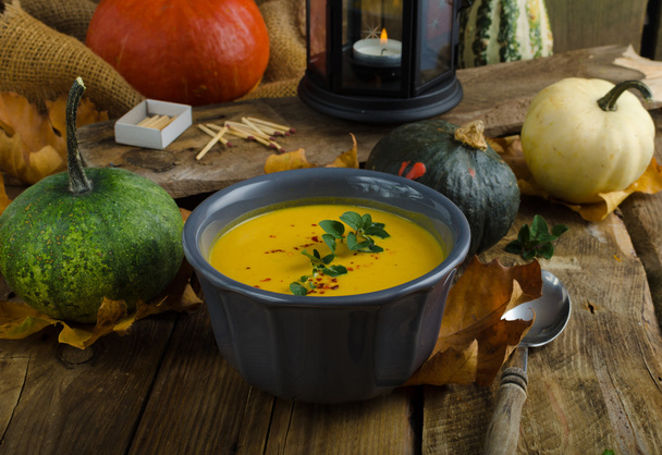 Pumpkin soup - Φωτογραφία, εικόνα