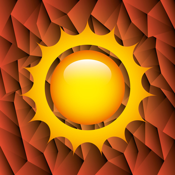 Влітку сонце мультфільм
 - Вектор, зображення