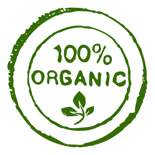 yüz yüzde organik damgası - Fotoğraf, Görsel