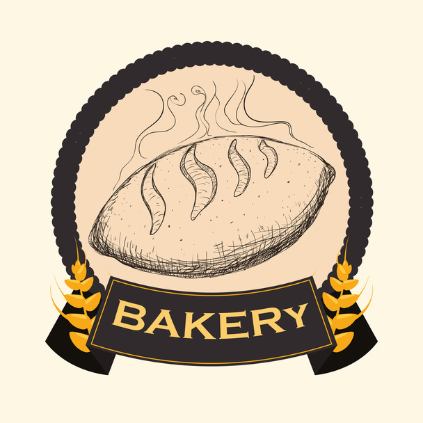 Bakery design - Vettoriali, immagini