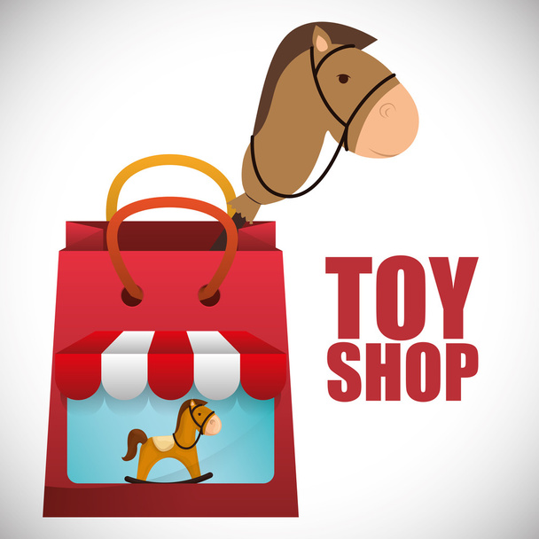 Іграшка магазин дизайн
 - Вектор, зображення