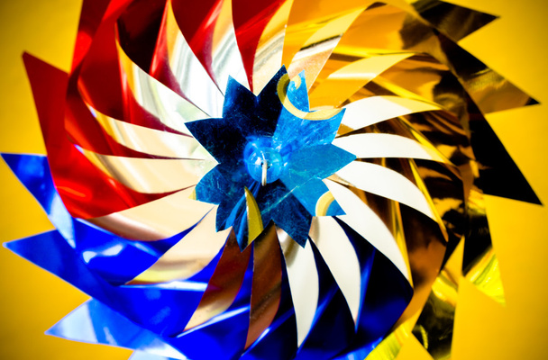 Rotující ručně vyrobené hračky větrný mlýn - Fotografie, Obrázek