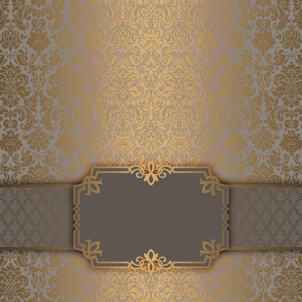 Decorative background with frame. - Foto, afbeelding